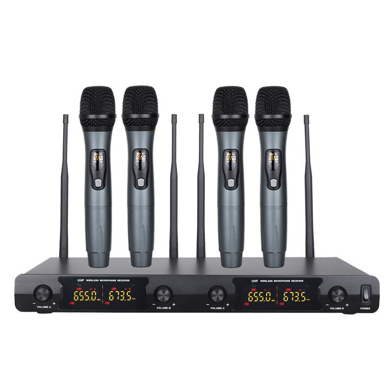De uno a cuatro micrófono inalámbrico profesional KTV rendimiento hogar karaoke MICRÓFONO INALÁMBRICO micrófono U segmento image 7
