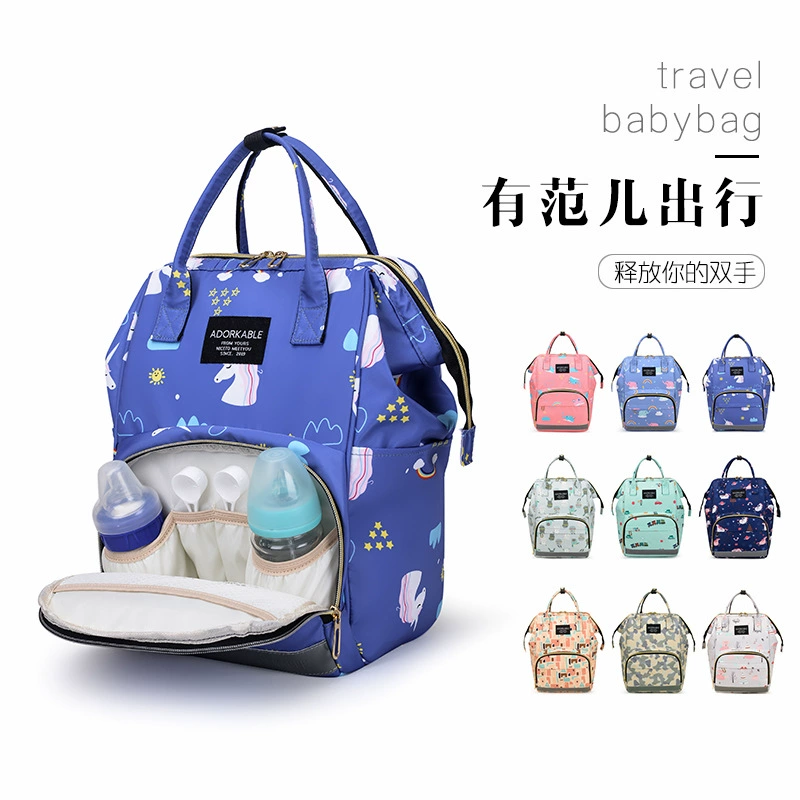 Внешняя торговля новый мульти-карман животных шаблон мумия мешок портативный путешествия изоляции Молока бутылка мешок завод в наличии