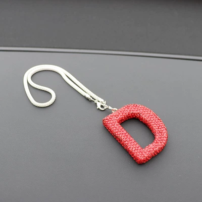 Car hanging – rearview mirror pendant pendant - d-letter-car-pendant-big-red