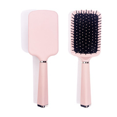 New Arrival Dark Green Square Large Board Comb: Scalp Massage, Air-Cushioned Scalp Stimulator, Volumizing Padded Design, and Smooth Hair Styling Comb