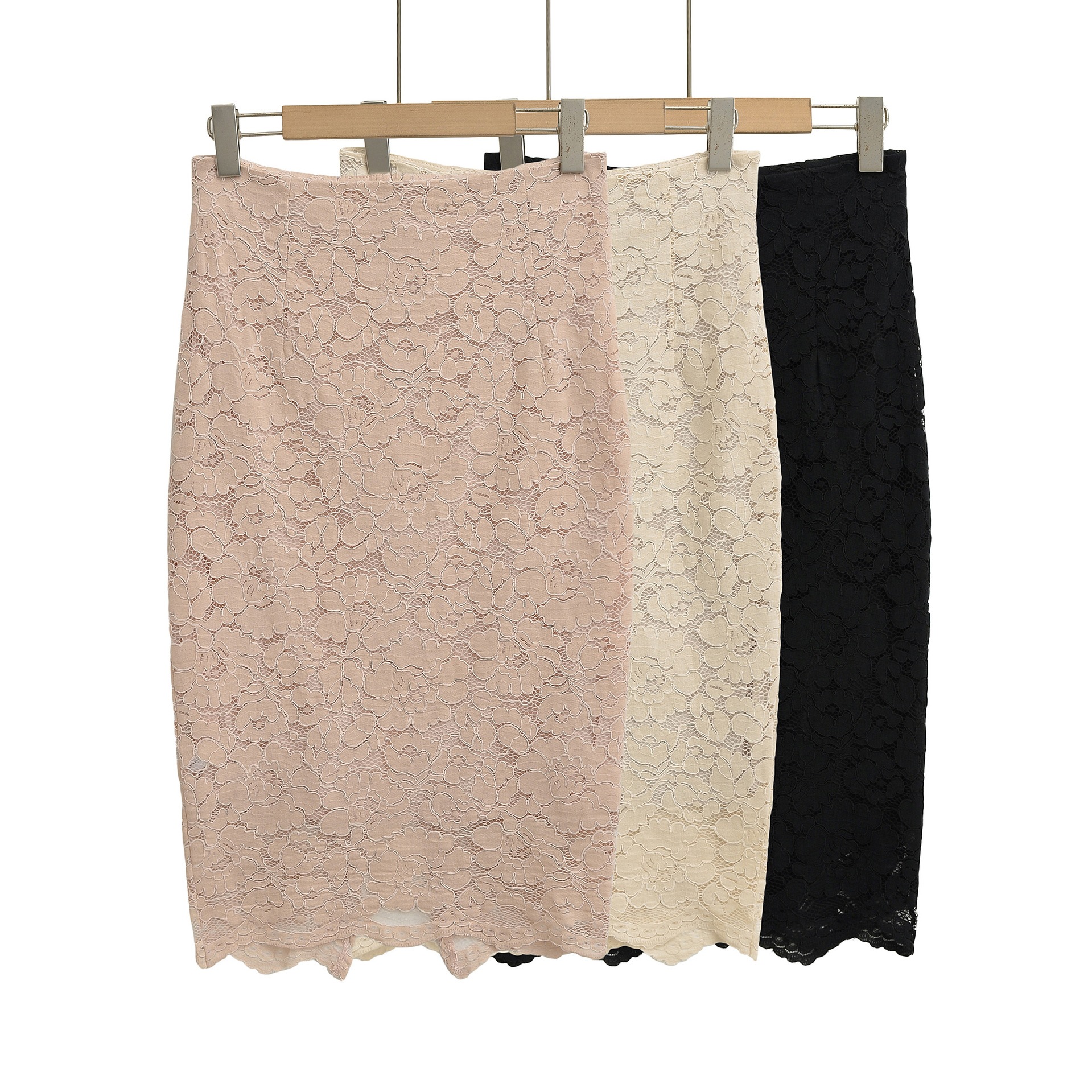 Elegant Hip-Hugging Skirt for Women 2025 French Style Slim Fashion Versatile Sexy Lace Half Skirt