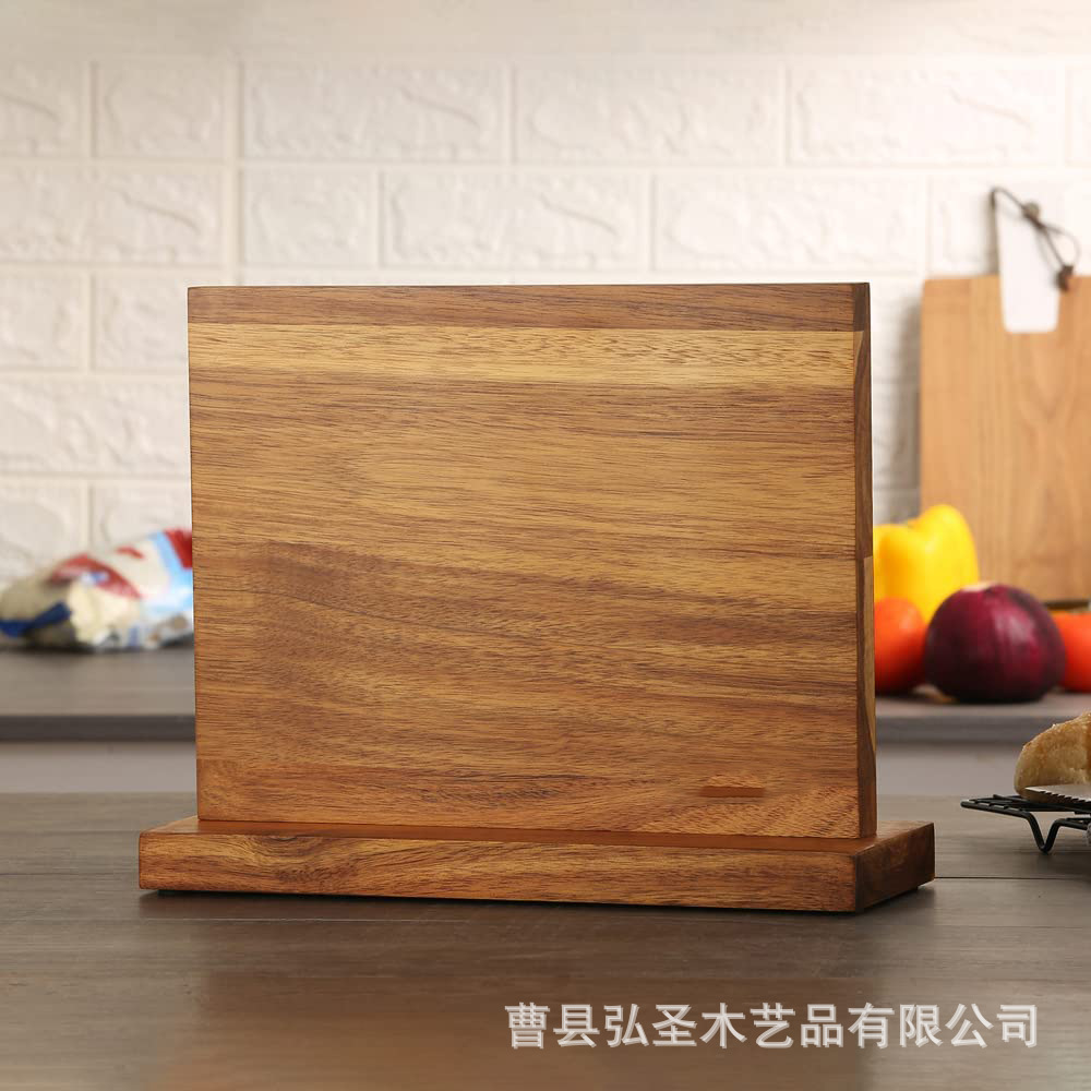 Cuchillo magnético titular de doble cara cuchillo de madera para el hogar imán de almacenamiento cuchillo magnético cuchillo de cocina estante de almacenamiento