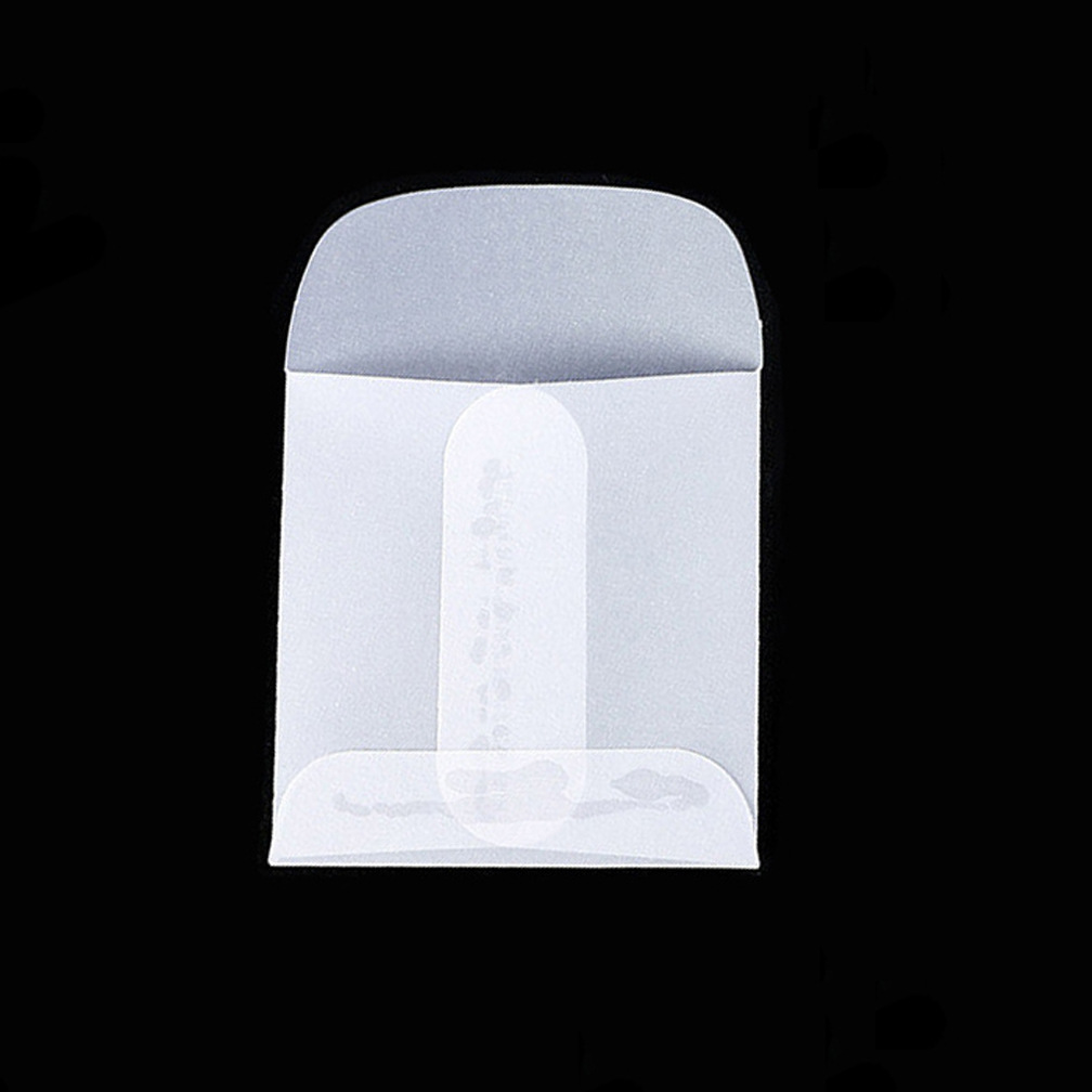 Bolsa de papel de ácido sulfúrico transparente en stock Bolsa De Joyería Al por mayor bolsa de sobre pequeña bolsa de papel translúcido bolsa de botón con logotipo