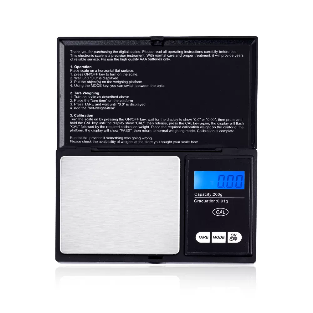 迷你珠宝秤电子称0.01g克秤天平口袋厨房家用电子秤厂家