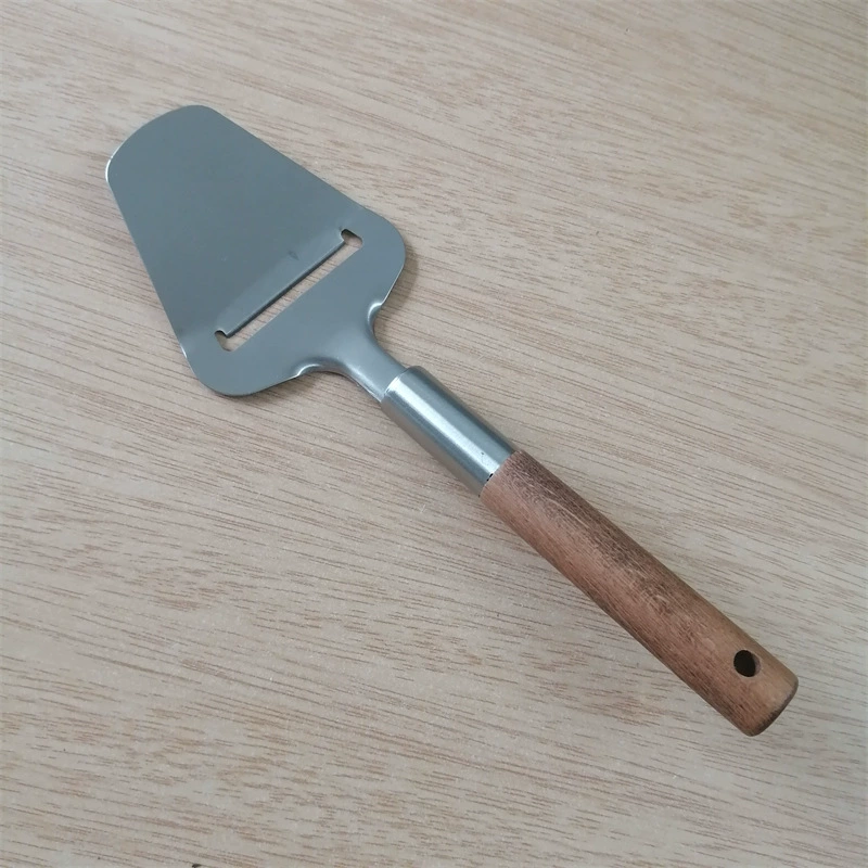 Stainless steel cake shovel pizza shovel triangle pizza shovel kitchen cheese cutting knife cutting creative baking tool