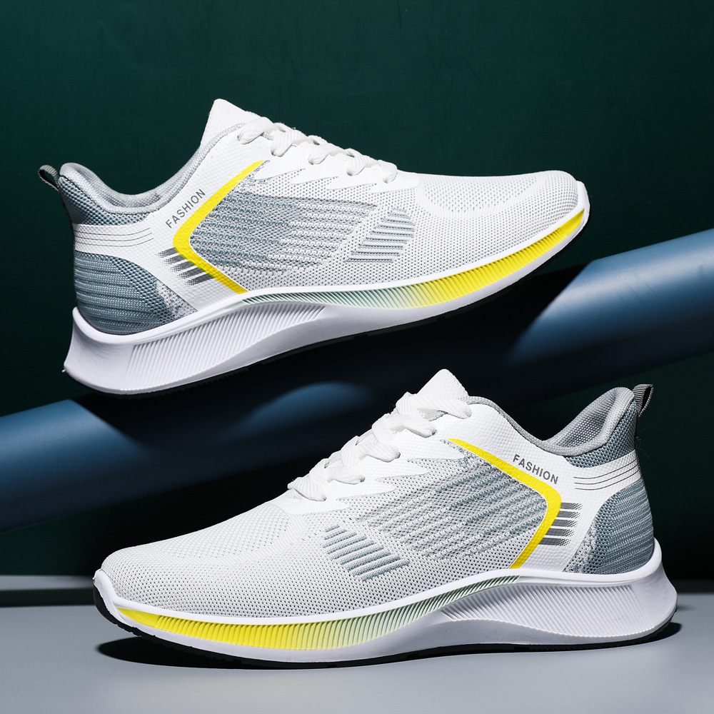 Zapatilla de deporte de los hombres 2023 Primavera de moda Zapatos de malla transpirable zapatos de viaje para correr deportes de los hombres zapatos Casuales