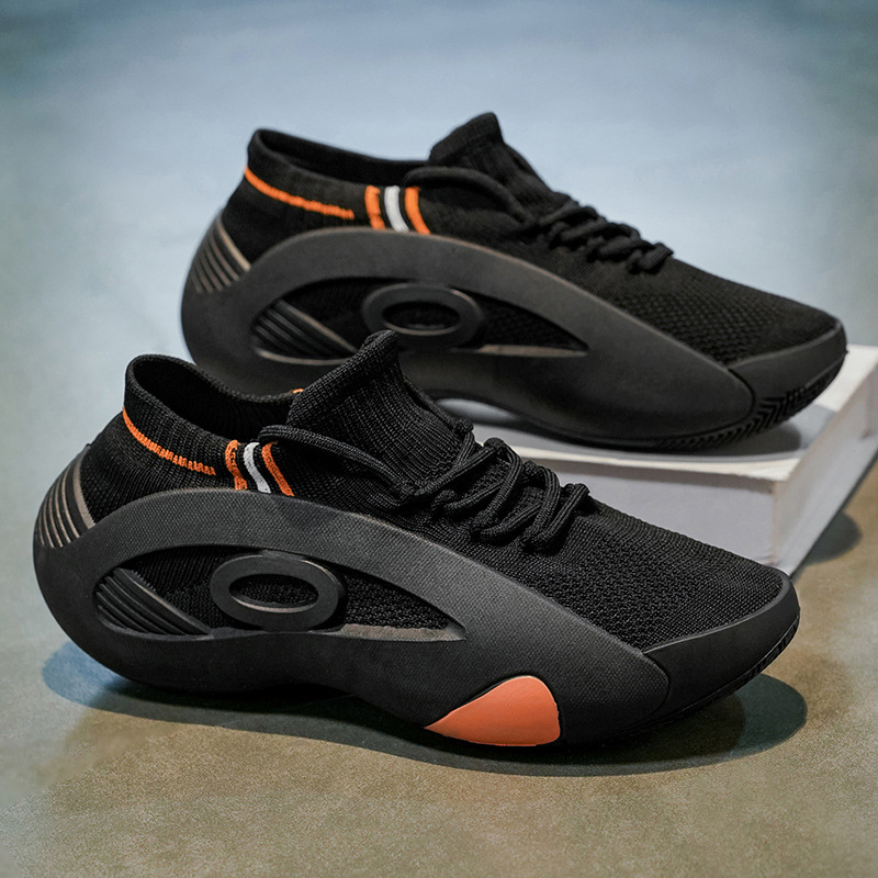 Kişi üçün yay ayaqqabısı - toxunma mesh slip-on