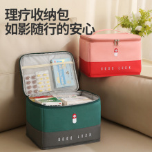 新款防疫包隔离用品卫生应急救包收纳包便携式家庭收纳盒医疗药箱