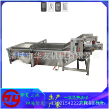 全自动八带鱼挂冰机 水产品网带式挂冰流水线 速冻前处理设备