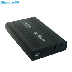 3.5inch SATA シリアル ポートから USB3.0 デスクトップ外部アルミニウム合金モバイル ハード ドライブ ボックス サーバー