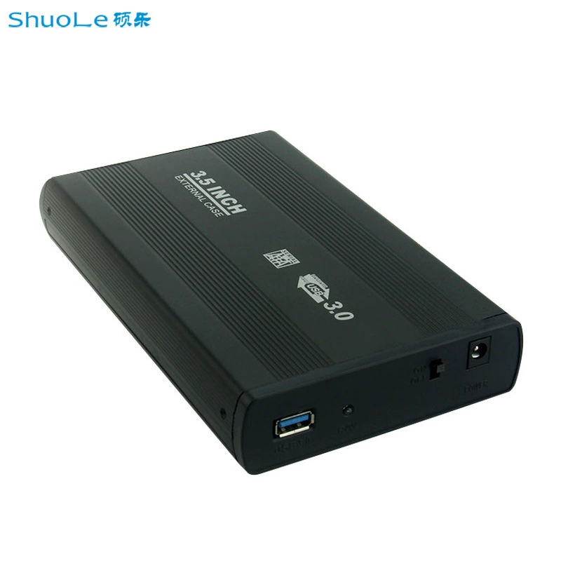 Корпус внешнего HDD на 3.5 дюйма SATA к USB 3.0 U35E3.0, алюминиевый сплав, варианты для США/ЕС