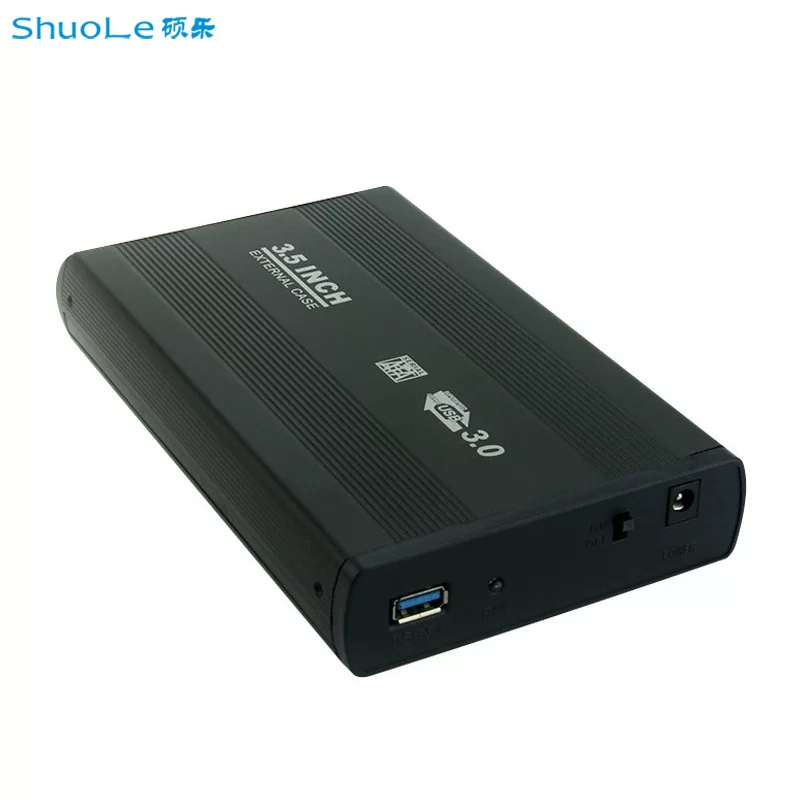 Корпус внешнего HDD на 3.5 дюйма SATA к USB 3.0 U35E3.0, алюминиевый сплав, варианты для США/ЕС