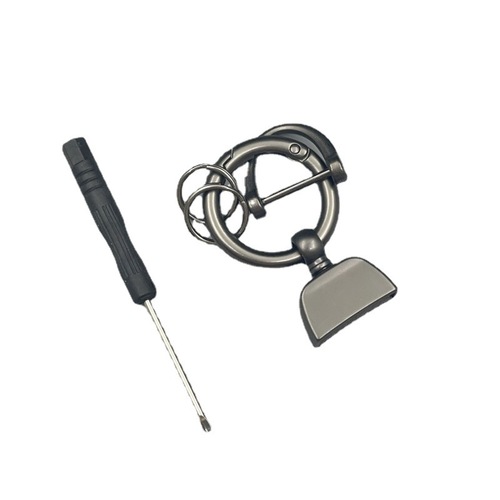 Manufacturer Direct Sales Metal Hip Hop Zinc Alloy Car Keychain Hook Spring Ring Mating Buckle Hook Decor Accessory Wholesale