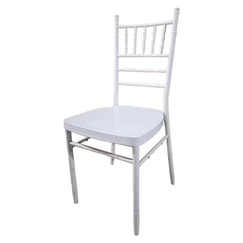silla de comedor de silla de boda de metal silla de bambú blanco dorado silla de boda al aire libre silla de hotel silla de banquete