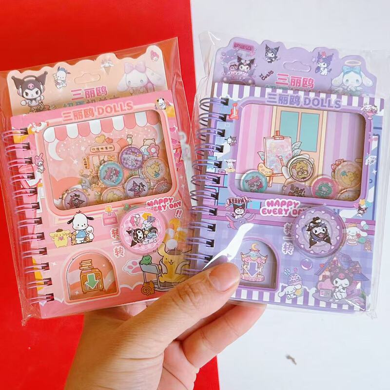 Cute Pet Twisty Coil Notebook, Cute Pet Kumi Interactive Notebook, Children's Fun Stress-Relief Notebook, Planner, Journal
