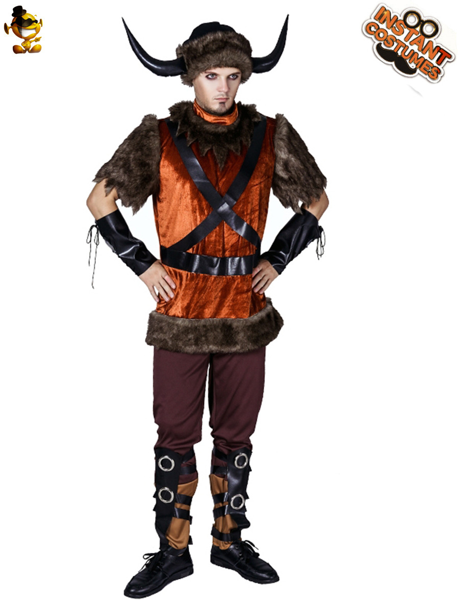 Halloween hombres adultos Nordic Viking pirata Cosplay traje grandes hombres Viking pirata etapa del partido