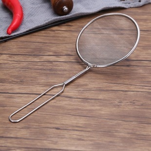 Colander stainless steel soybean milk filter kitchen household mesh leakage non-slip filter spoon wholesale a generation of hair filter