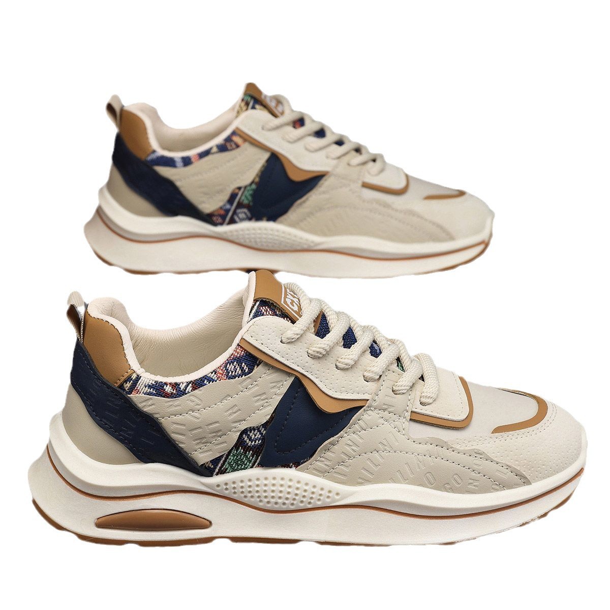 Men's Shoes Autumn And Winter 2025 New Style Trend Soft Sole Sports Casual Shoes Men's Thick Sole Height Increase Dad Shoes Men's Trend_voghion.com