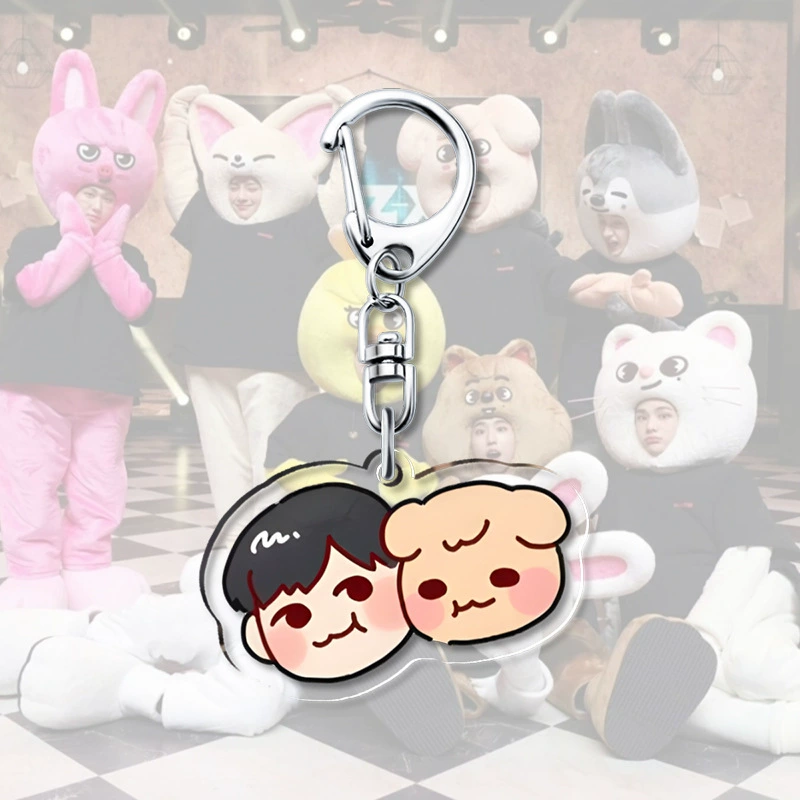 Acrylic keychain, doll, cartoon pendant