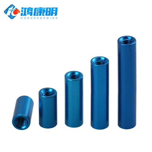 M2 color round aluminum column model connecting tie rod fuselage isolation column aluminum rod m2 aluminum alloy nut