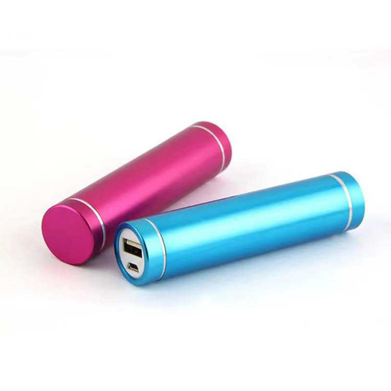 Teléfono móvil universal cilíndrico cargador portátil al aire libre fuente de alimentación móvil multicolor mini gran capacidad cargador