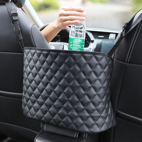 Storage net pocket between car seats Car net hanging car storage bag