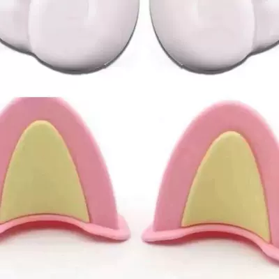 Motosiklet kaskı (dəbilqə) | accessories, Aima/Tailg cute little - pink-yellow-cat-ears-pair