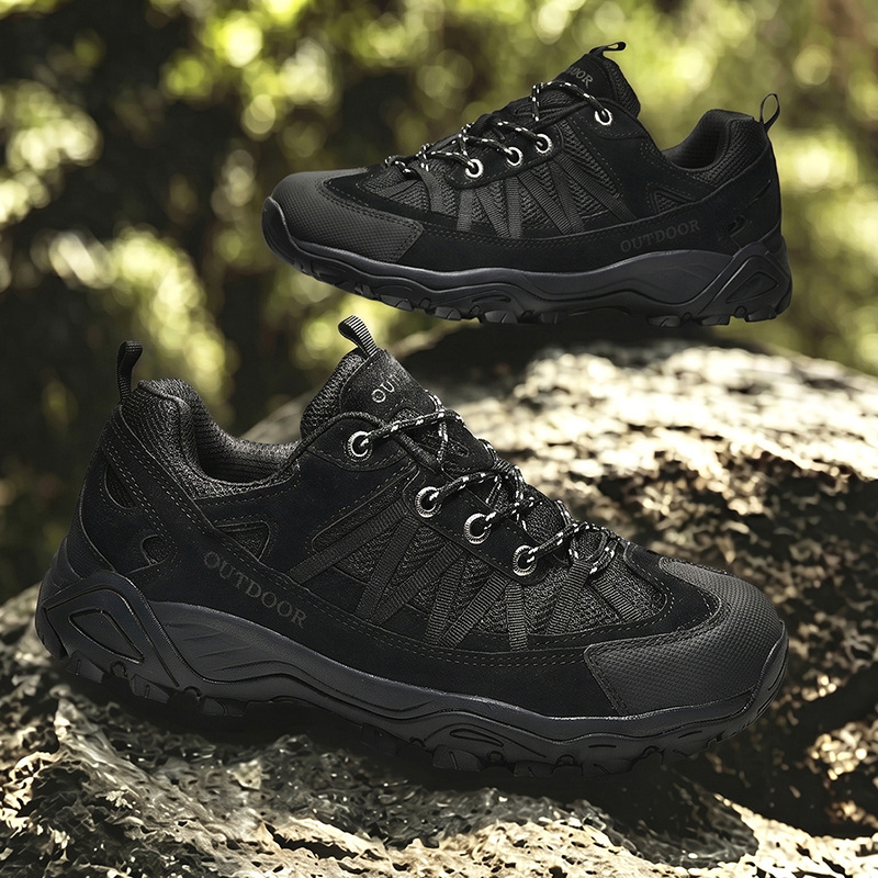 2025 zapatos de senderismo fuera de los zapatos fuera de los zapatos de senderismo de ocio deportivo camping nuevo estilo venta directa de fábrica pareja zapatos al aire libre image 3