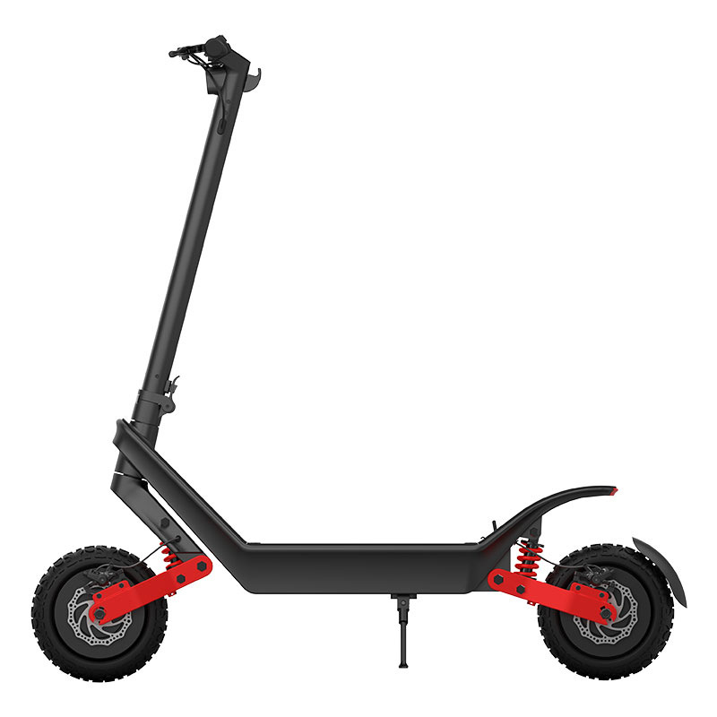 Scooter eléctrico X10 modelo todoterreno de doble tracción, alta potencia 2400W, vehículo eléctrico plegable para adultos para transporte con amortiguación.
