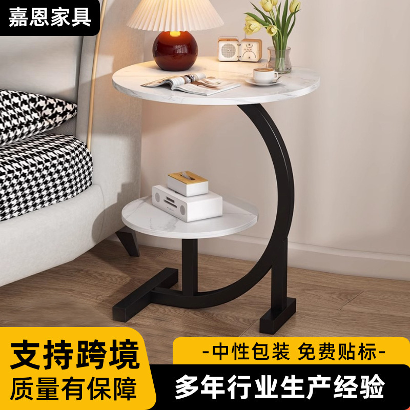 Simple Side Table with Storage Space, Sofa Balcony Small Round Table, Home Bedroom Mini Bedside Table, Small Side Table Simple Side Table with Storage Space, Sofa Balcony Small Round Table, Home Bedroom Mini Bedside Table, Small Side Table