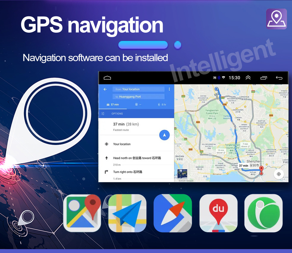 9inch Volkswagen Dedicated Car Navigator Gps Bluetooth Large Screen Reversing Image Wireless Carplay Smart Car Machine