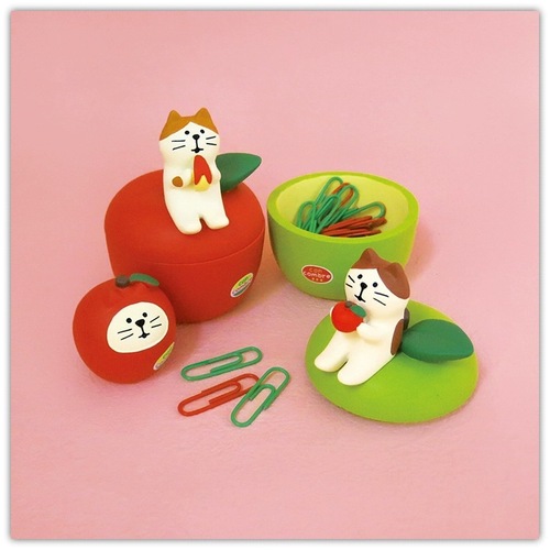 ZAKKA banana cat note clip strawberry pen holder lipstick paper clip seal storage jar INS crafts small ornaments