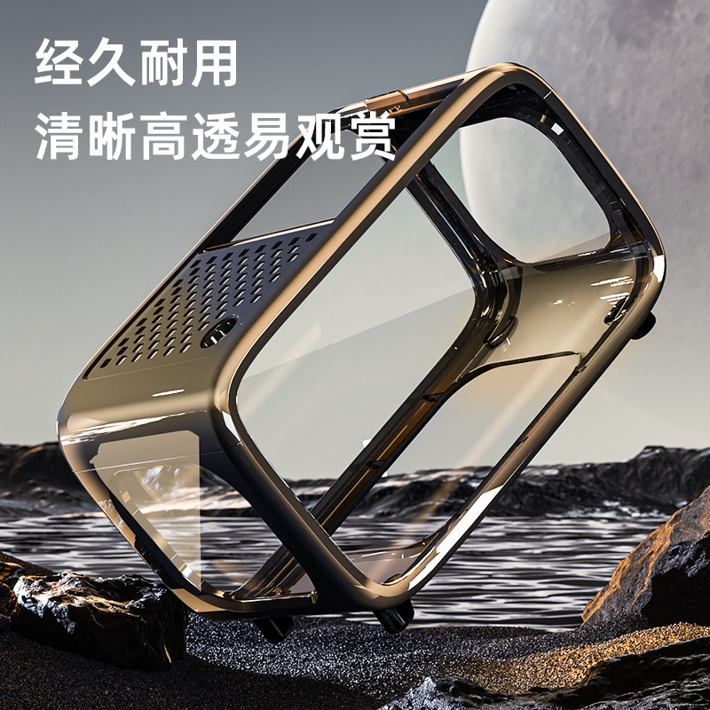 鱼缸家用客厅2025新款生态造景全套过滤制氧一体机桌面小型乌龟缸|undefined