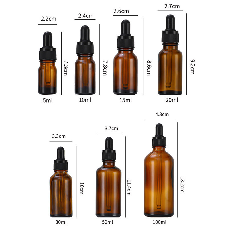 茶色のガラススポイトボトル茶色のエッセンシャルオイルボトル 10 ミリリットル 30 ミリリットルサンプルボトル化粧品ボトル卸売空ボトル|undefined
