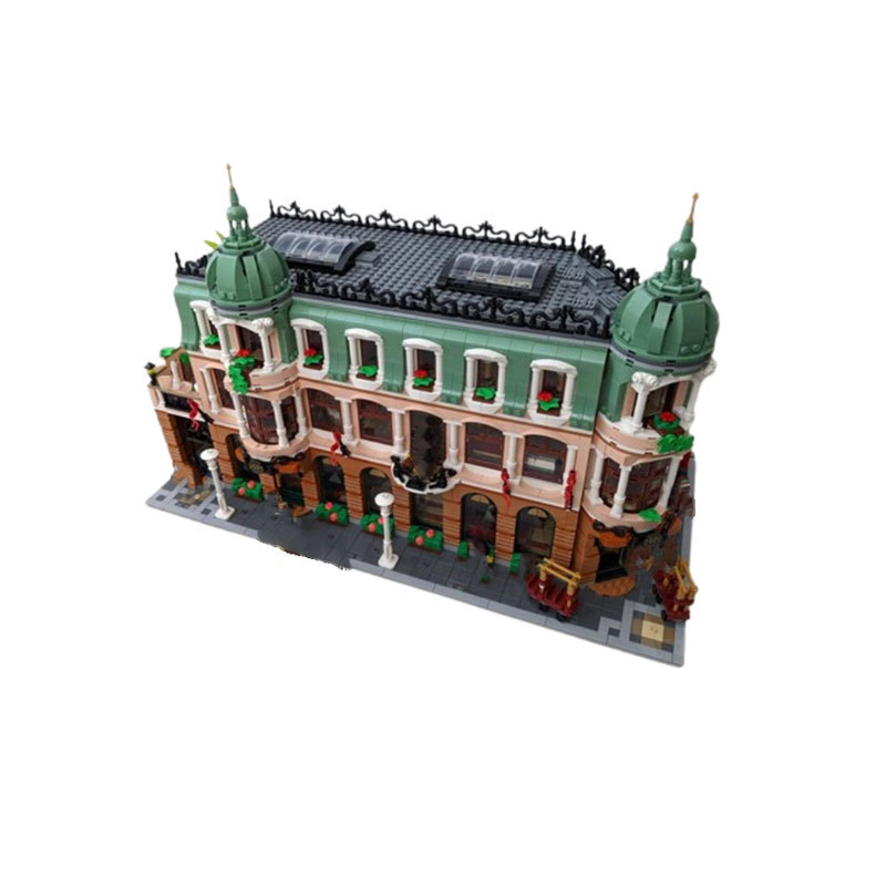 Modular City Street Building Blocks Toy Assembly Kit_voghion.com