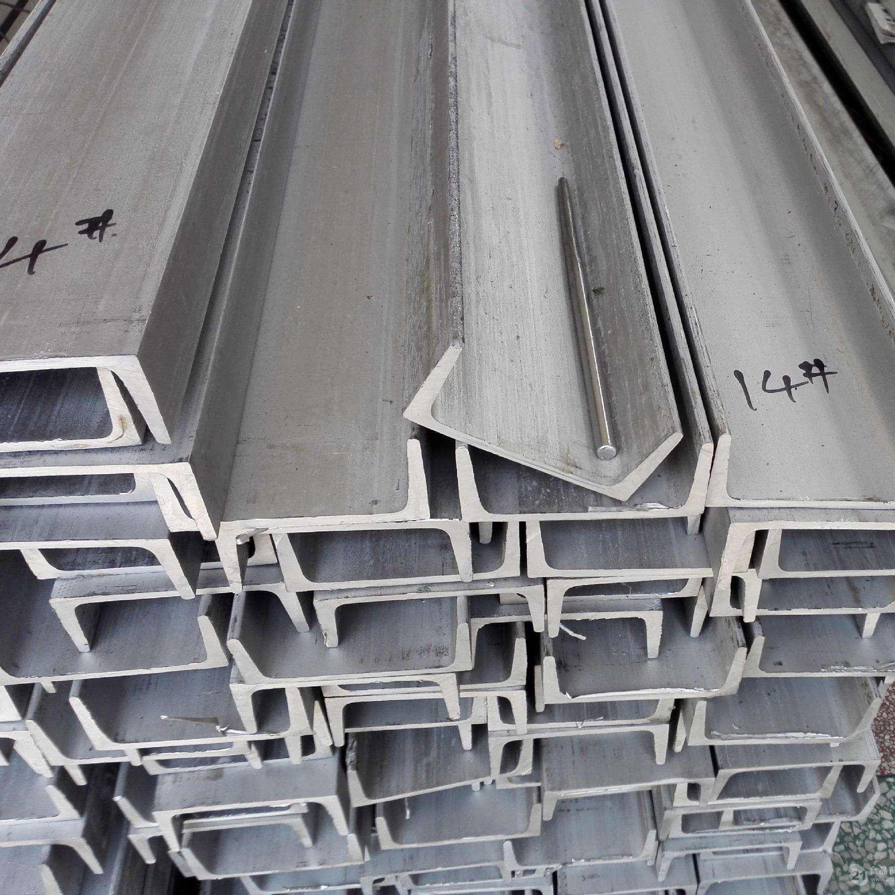 佛山镀锌槽钢10 钢结构 黑料槽钢8# 建筑幕墙用U型槽拉弯冲孔加工