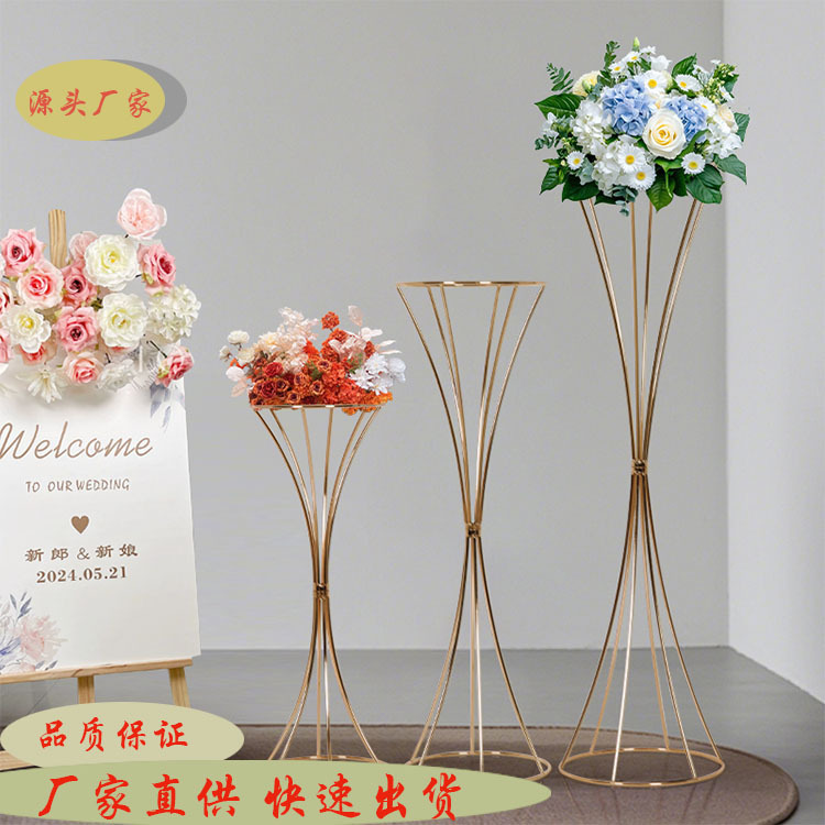 新款热销婚庆道具小蛮腰路引花架  婚礼现场布置道具婚庆铁艺装饰|undefined