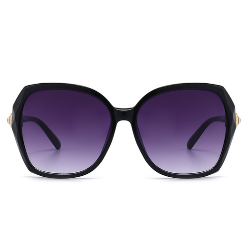 New 2024 Square Frame Sunglasses for Women, European and American Style, Diamond Accents, Fashionable, Cross-Border Trade Version Sunglasses