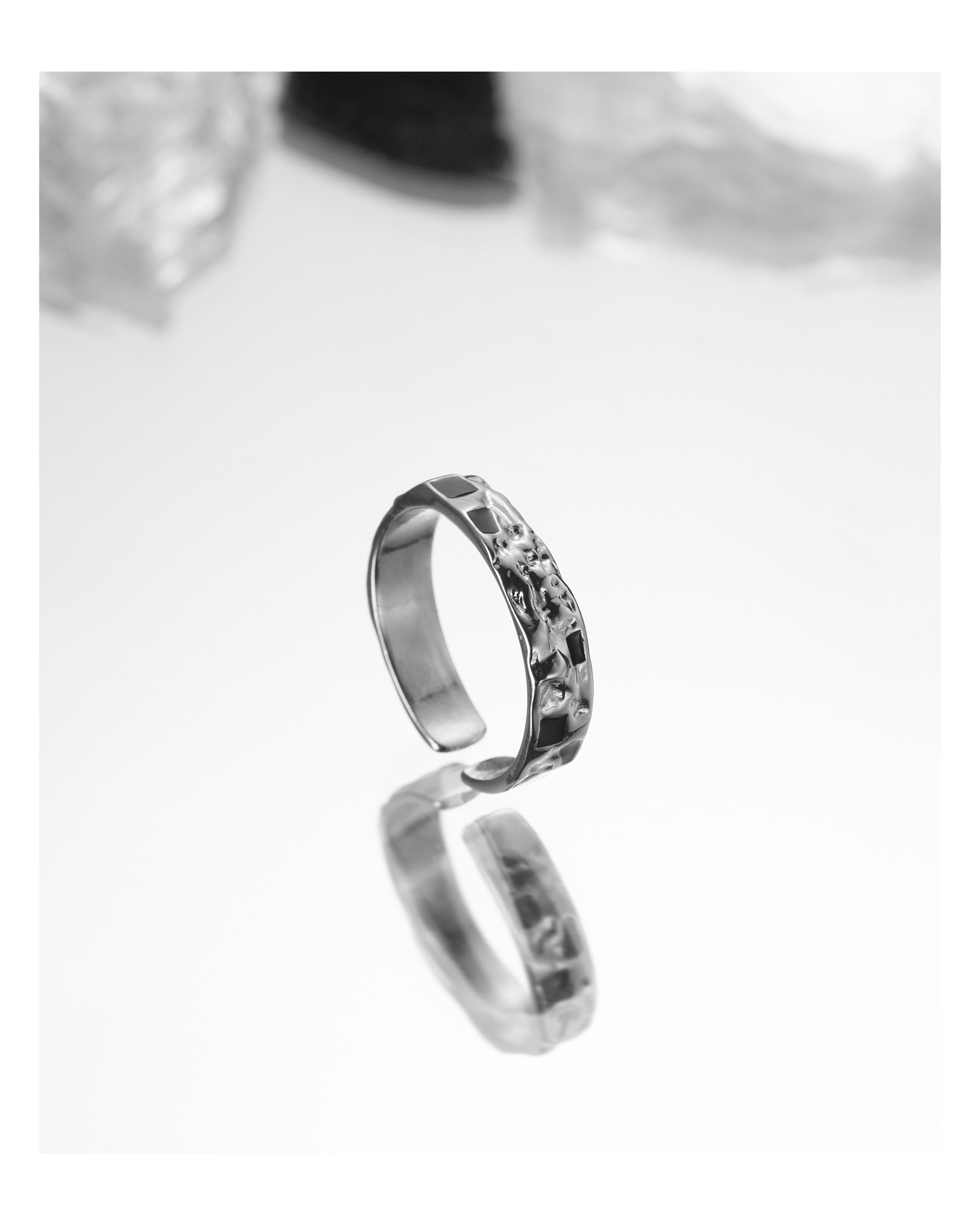 Fashion Geometric Copper Epoxy Plating Rings 1 Piece