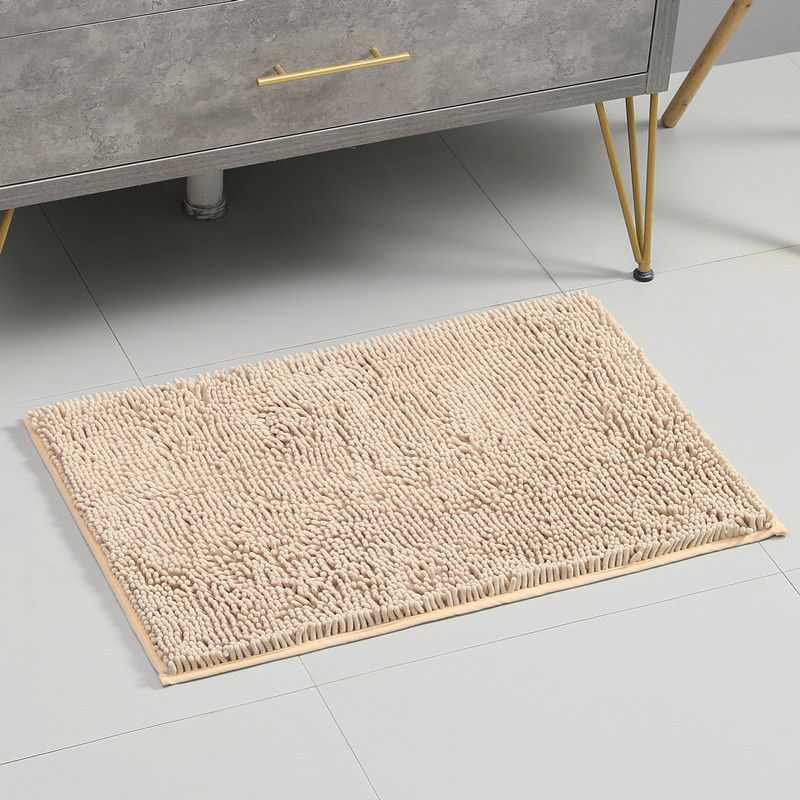 Nueva alfombra de piso al por mayor alfombra de piso de chenille baño dormitorio entrada cocina sala de estar absorbente antideslizante alfombra de piso estera del pie