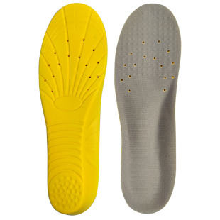 Sports insole PU breathable shock absorption high elastic military training insole men's and women's sweat-absorbent running shoes low