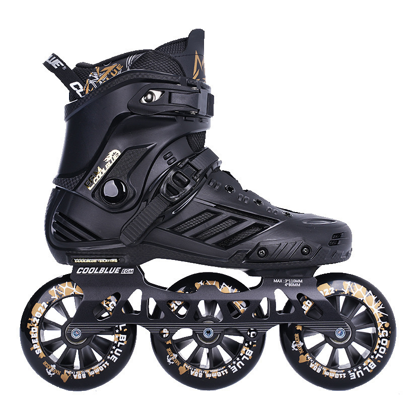 Adult Three-Wheel Roller Skates, Professional Racing Roller Skates, College Students, Boys and Girls, Straight-Line Large-Wheel Speed Skates Adult Three-Wheel Roller Skates, Professional Racing Roller Skates, College Students, Boys and Girls, Straight-Line Large-Wheel Speed Skates