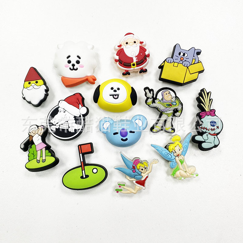 New Hole Shoes Shoe Flower Personality DIY Cartoon Shoe Buckle Carlochi Shoe Accessories Hole Shoes Decorative Naiwa Elf