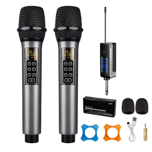 GAW-010B Wireless Handheld Microphone Household Outdoor 1-to-1/2 Wireless U-Section Microphone Universal Microphone