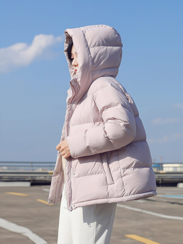反季2025年新款韩版羽绒棉服女短款冬季加厚小个子面包服棉袄外套|undefined