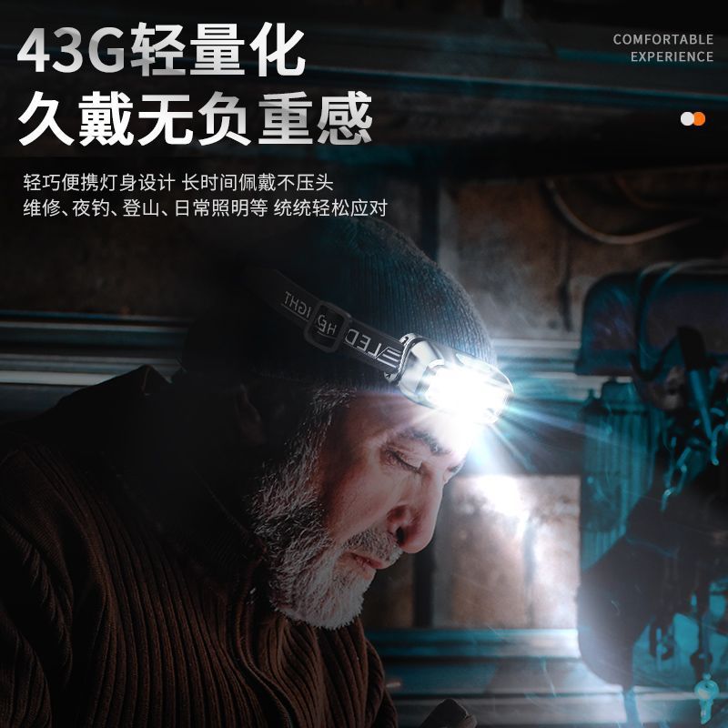 強い光のヘッドライトの充電は超明るいです。釣りの感応は充電できます。|undefined