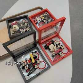 卡通图片组合混装皮筋发夹盒装可爱侧边夹时尚百搭儿童少女发饰