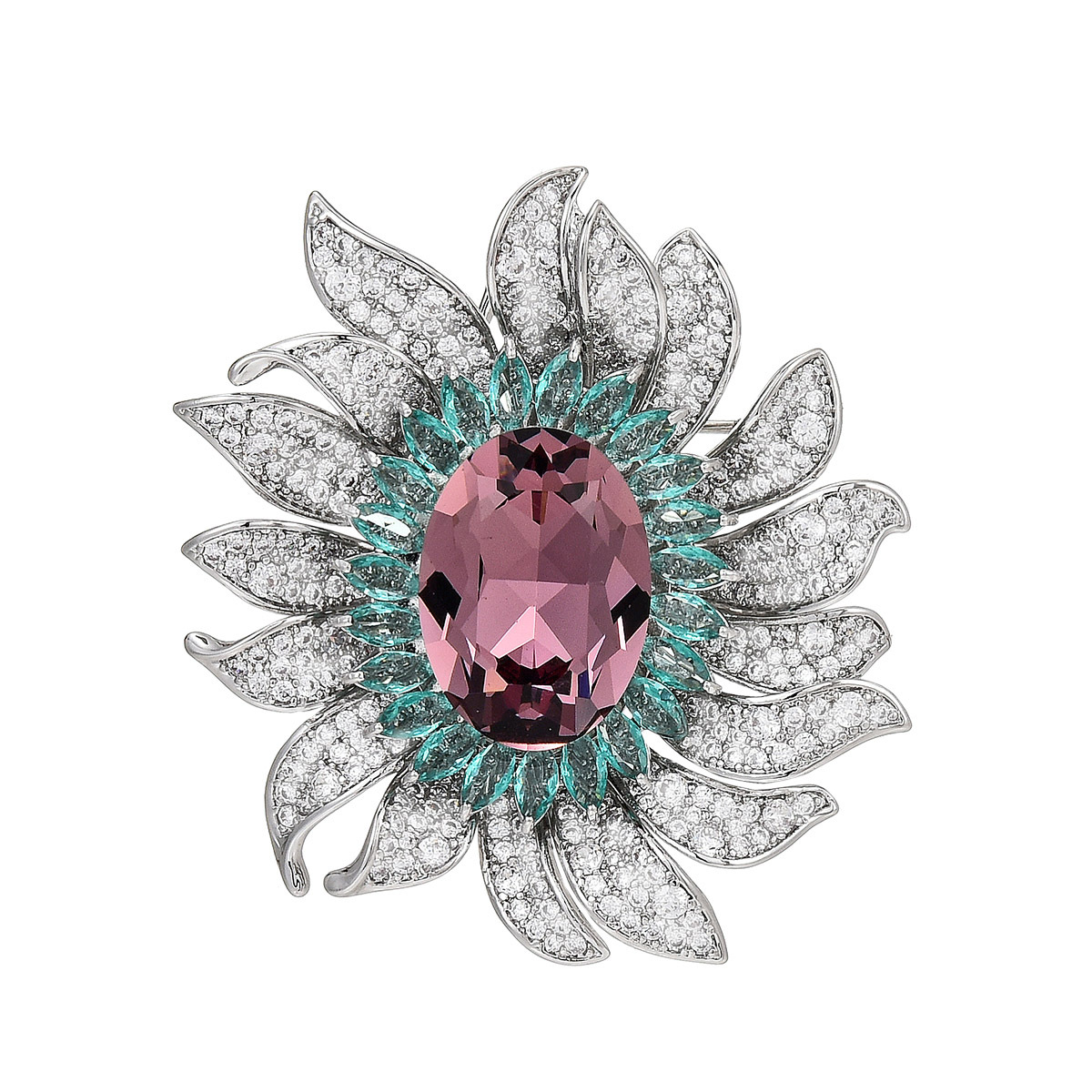 Elegante Sonnenblumen Brosche Für Damen Herbst Winter Mode_voghion.com