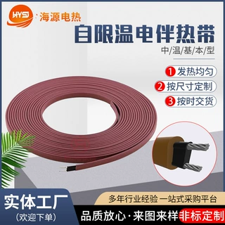 中温自控温电热带 阻燃防爆电伴热带 220V工业电加热带加工定制