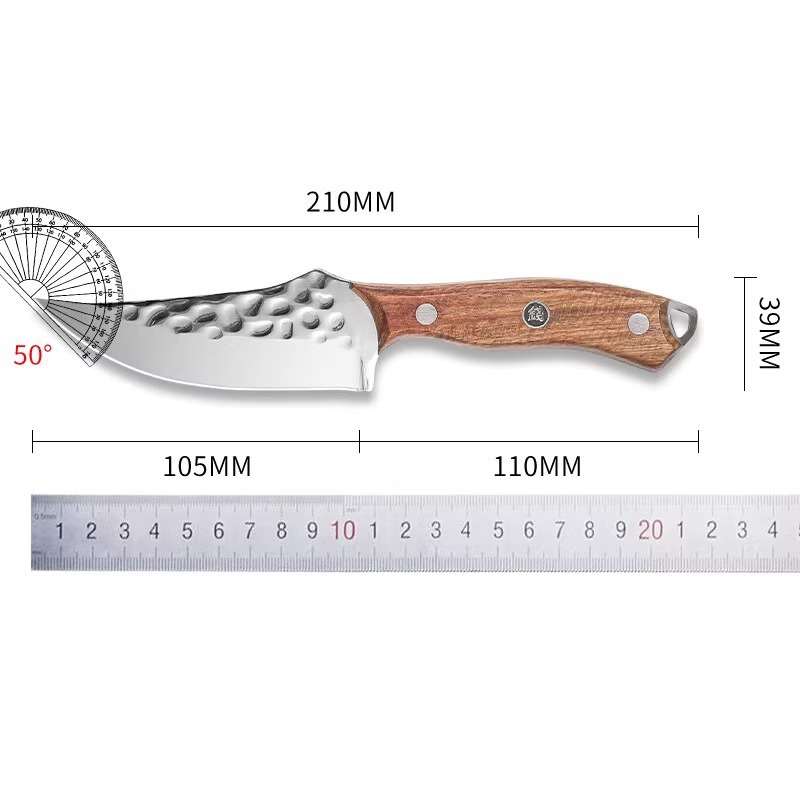 Cuchillo de corte de carne de sacrificio pequeño machete cuchillo de corte de carne de cerdo cuchillo afilado mano cuchillo de cordero